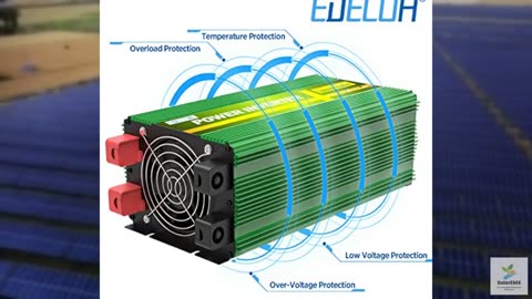 EDECOA 3000 Watt 24 Volts Power Inverter Pure Sine Wave 3000W DC 24V to 120V AC