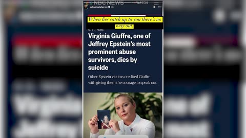 Fine Point - Virginia Giuffre Alleged "Suicide" & The Questions Remaining - 4/28/25