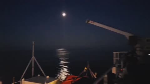 On the left it is still day and on the right it is already dark…Proof of a local sun and moon on our flat earth