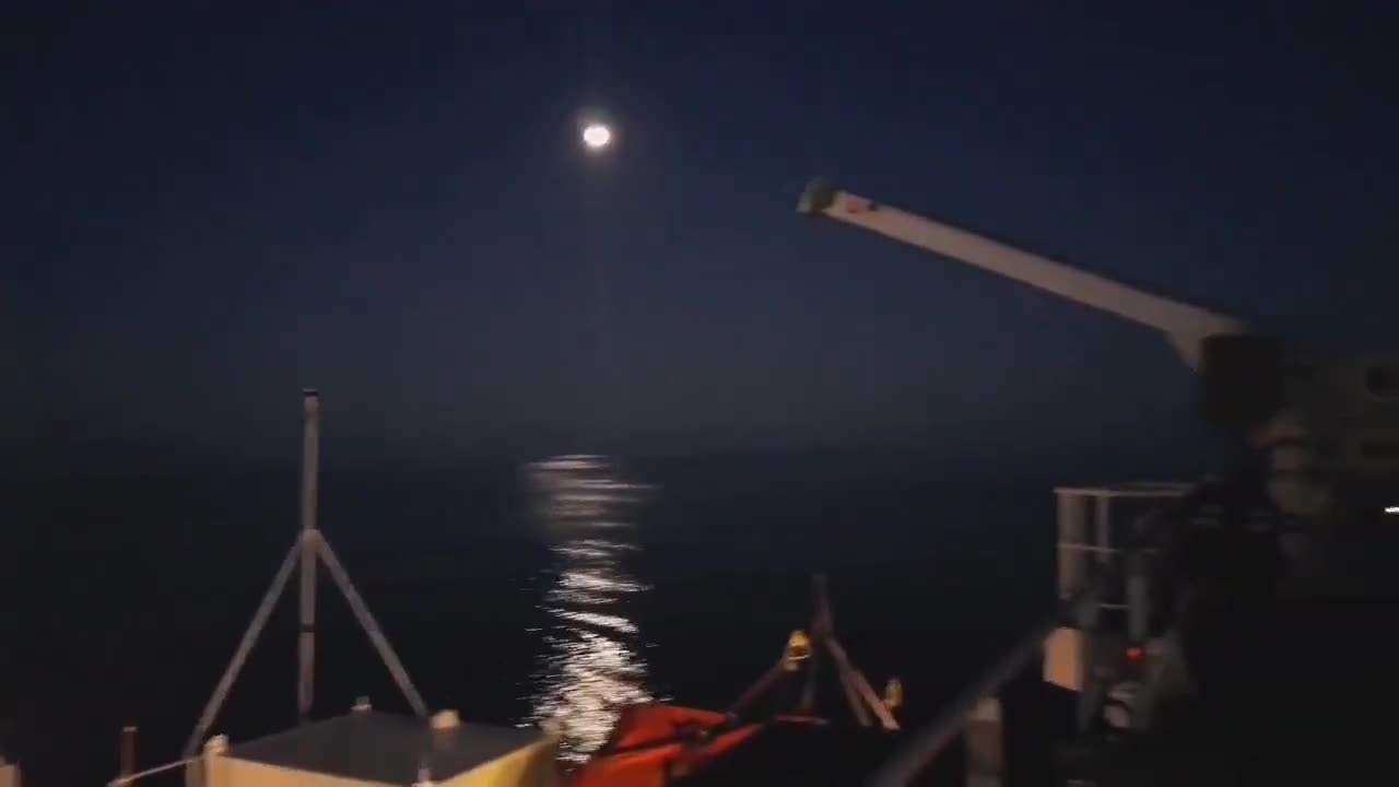 On the left it is still day and on the right it is already dark…Proof of a local sun and moon on our flat earth