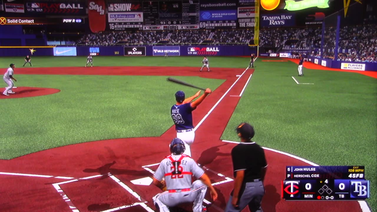 MLB The Show: Tampa Bay Rays vs Minnesota Twins (S14 G140)