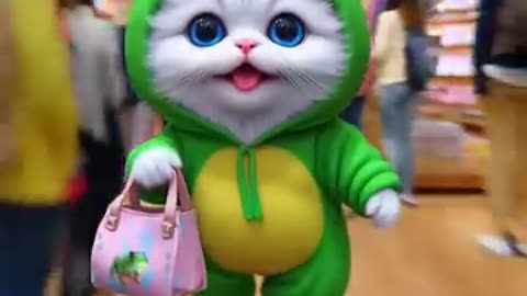 Viral Ai cat video 📷
