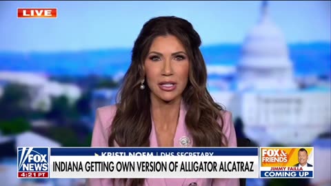 DHS Secretary: Indiana's Version Of Alligator Alcatraz Will Help Clean Up Streets