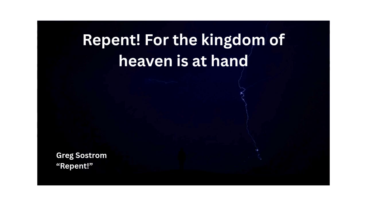 Greg Sostrom "Repent!" (2)
