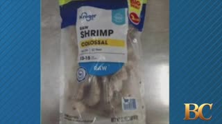 Shrimp sold in 31 states recalled due to possible radioactive contamination