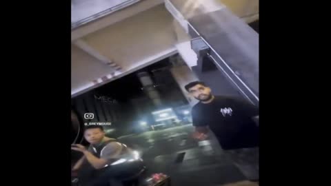 Islamic Man Grabs Woman and Tries to lead her off