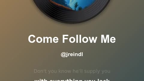 Come Follow Me