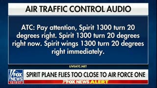 Spirit Airlines flew dangerously close to Air Force One carrying President Trump to the UK