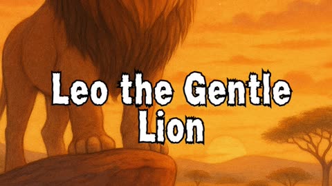 Leo the Gentle Lion | A Bedtime Story About Kindness and Courage