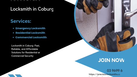 Locksmith in Coburg: Fast, Reliable, and Affordable Solutions for Residential
