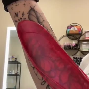 Tattoo Arm Waxing with Cherry Desire by Sexy Smooth Wax | @casssandrahhhh in Pennsylvania