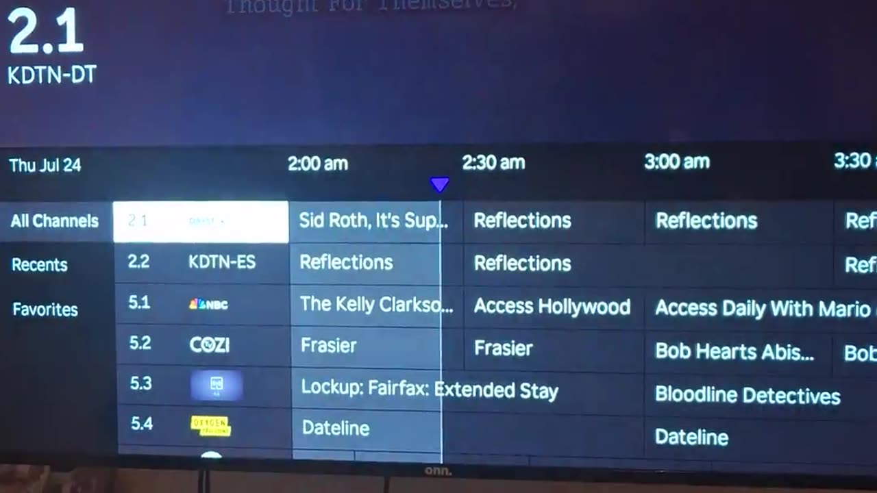 Free TV using an Antenna