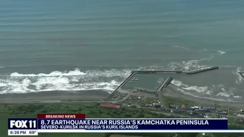 Worldwide Tsunami Warnings After 8.8 Earthquake Near Russia