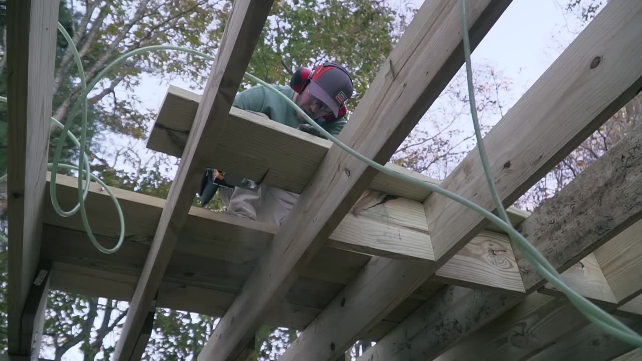 Rookie Builds Cabin Post & Beam Platform From Scratch (Start to Finish in Under 10 Minutes!)