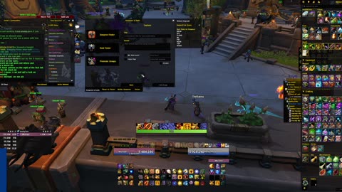 Guild fireworks in WOW for May the 4th.