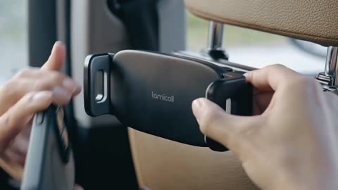Adjustable Tablet Phone Holder for Car Headrest Mount with 360°Rotating