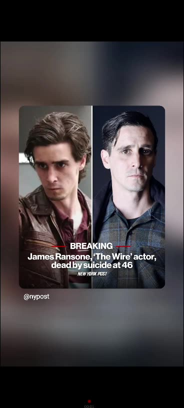 Rip to to James ransone rip to the wire actor 🙏 🕊🕯⚰️🪦12/24/25