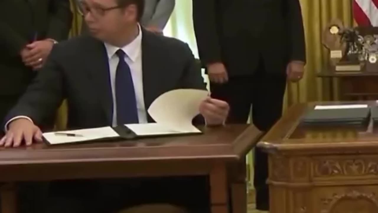 President of Serbia realizes he didn't read properly what he signed