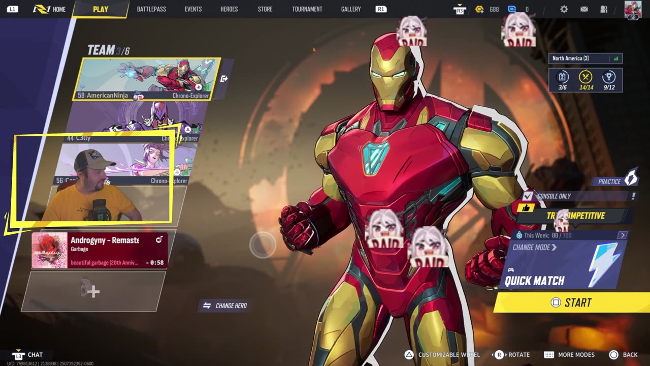 #1 Ironman on Rumble! New Summer Skins! Playing with viewers! PS5 Pro Enhanced