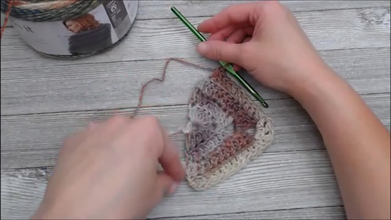 my first shawl from Crochet With Tiffany