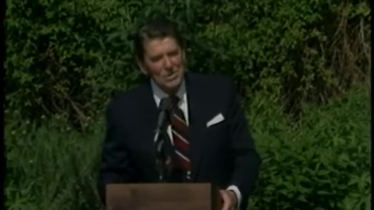 Archived ✅ | 6-10-1984 - President Reagan's Press Briefing from Winfield House