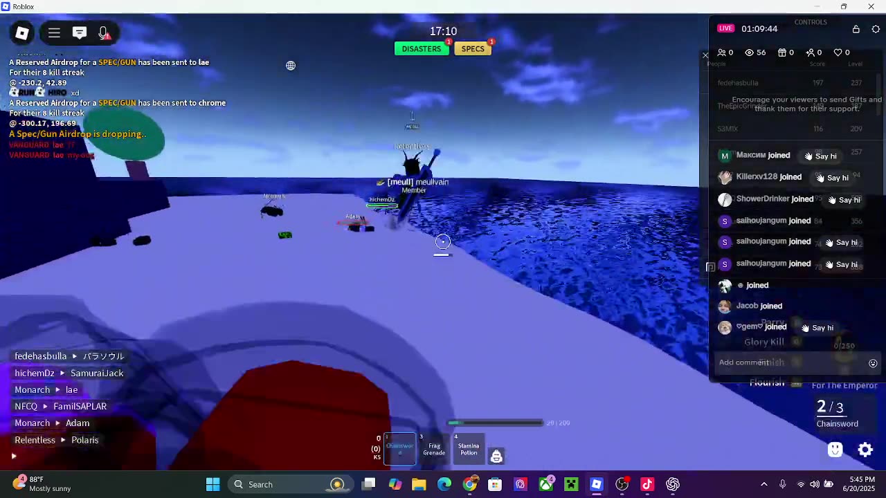 Roblox Fun On Combat Warriors