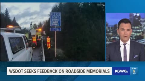 Washington DOT may take down roadside memorial signs, leaving some families surprised