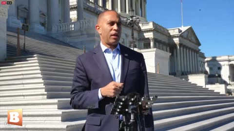 LIVE: Rep. Hakeem Jeffries Holds News Conference on Day 16 of Gov't Shutdown...
