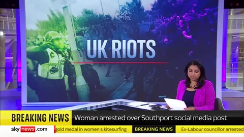 Woman arrested in UK for posting 'inaccurate information'