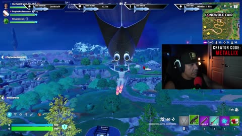 LIVE on YouTube Fortnite Zero Build