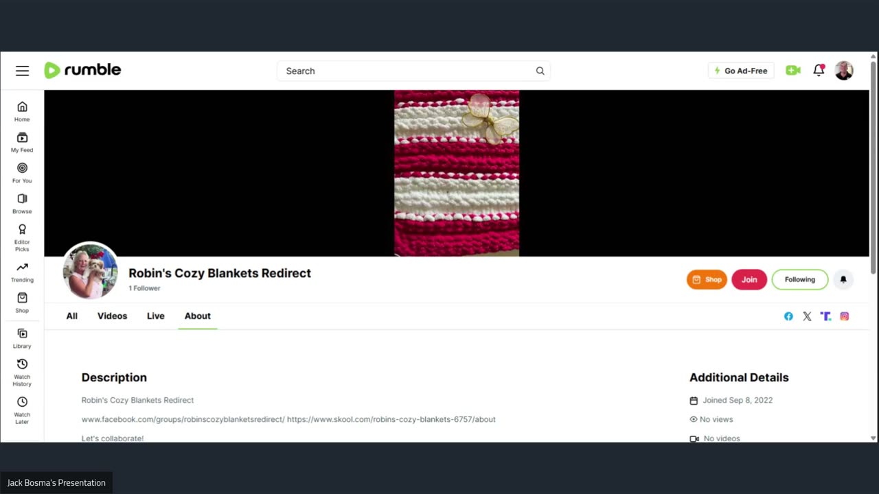 Robin's Cozy Blankets Redirect