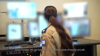 Video announcement of an air controller in the Northern Aerial Control Unit: