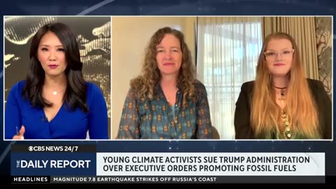 Young climate activists sue Trump administration over orders promoting fossil fuels