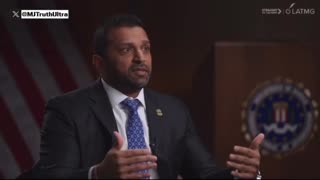 Kash Patel on “Ongoing Investigations” and if the FBI is pursuing a Larger Conspiracy