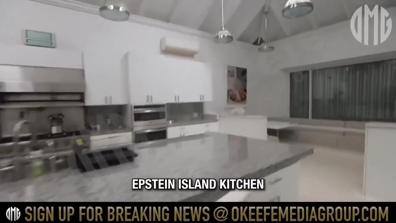 James O’Keefe has released footage from inside buildings on Jeffrey Epstein’s island