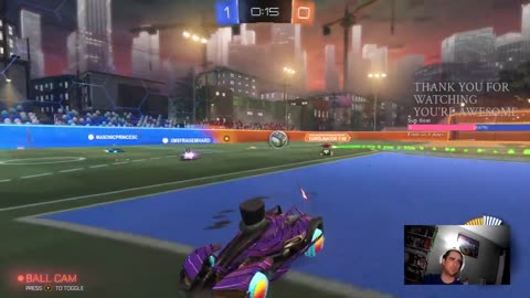 Rocket League with Tina - Win With Andrew