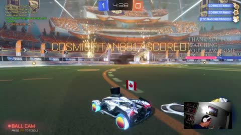 Rocket League with Tina - Win With Andrew