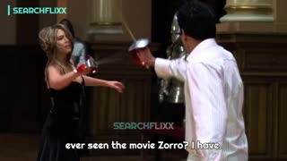 He lost his pants to a girl in a sword fight 😂