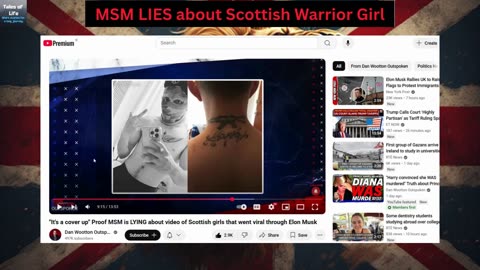 MSM LIES about Scottish Warrior Girl
