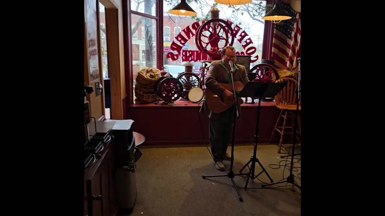 Trent Page at Coffee Corners.