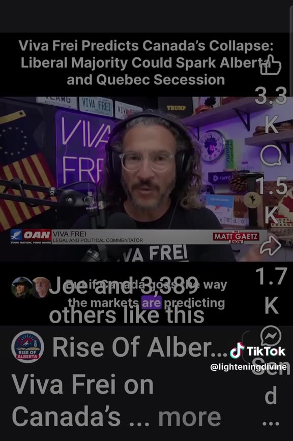 Viva Frei Predicts Canada's Collapse: Liberal Majority Could Spark Albertib and Quebec Secession