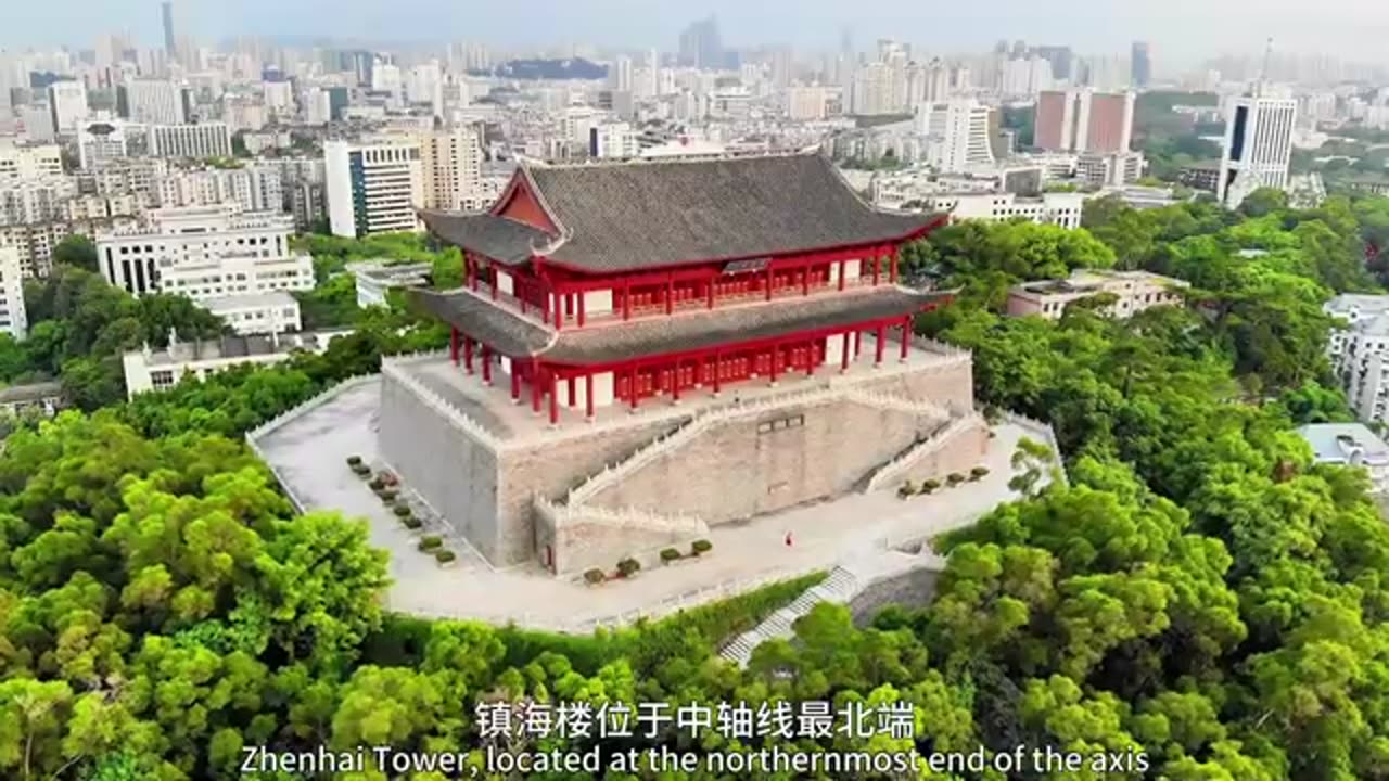 Along the central axis, read through the past and present-Fuzhou central axis