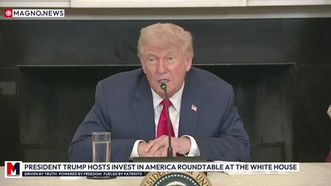🇺🇸 President Donald Trump Hosts Invest in America Roundtable at The White House [LIVE]