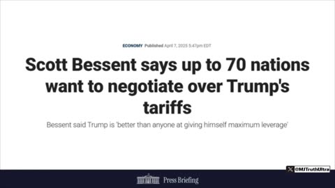 Since Liberation Day, 70+ countries begged President Trump for a Deal