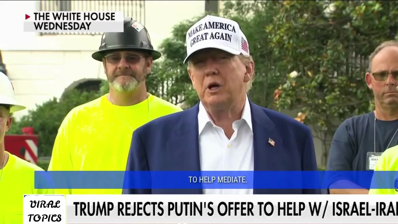 Trump sends message to Putin as president considers potential involvement in Iran