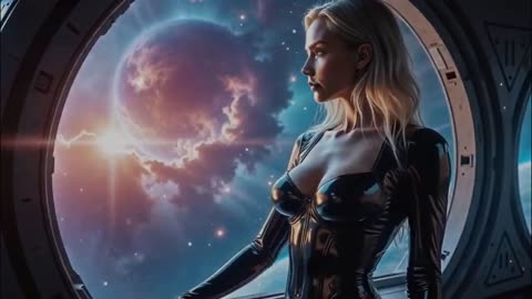 Girls Space X Sci-Fi AI