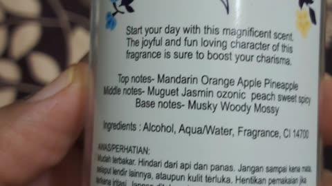 promoting a fragrance mist product