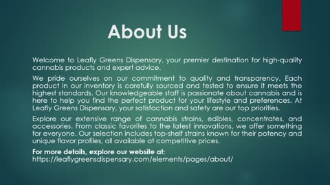 Buy Cannabis Products Online