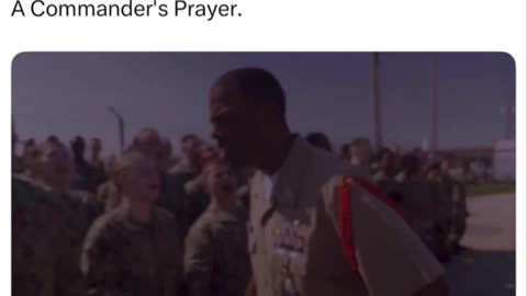 Secretary of Defense Pete Hegseth # © @SecDef A Commander's 🙏 Prayer
			