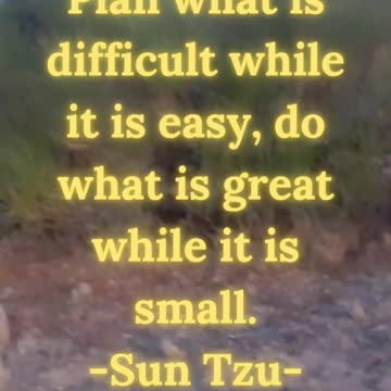 Plan for the difficult